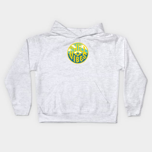 Chill Vibes Kids Hoodie by Running Dog